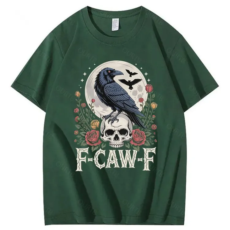 F-Caw-F Crow 100% Cotton T-Shirt