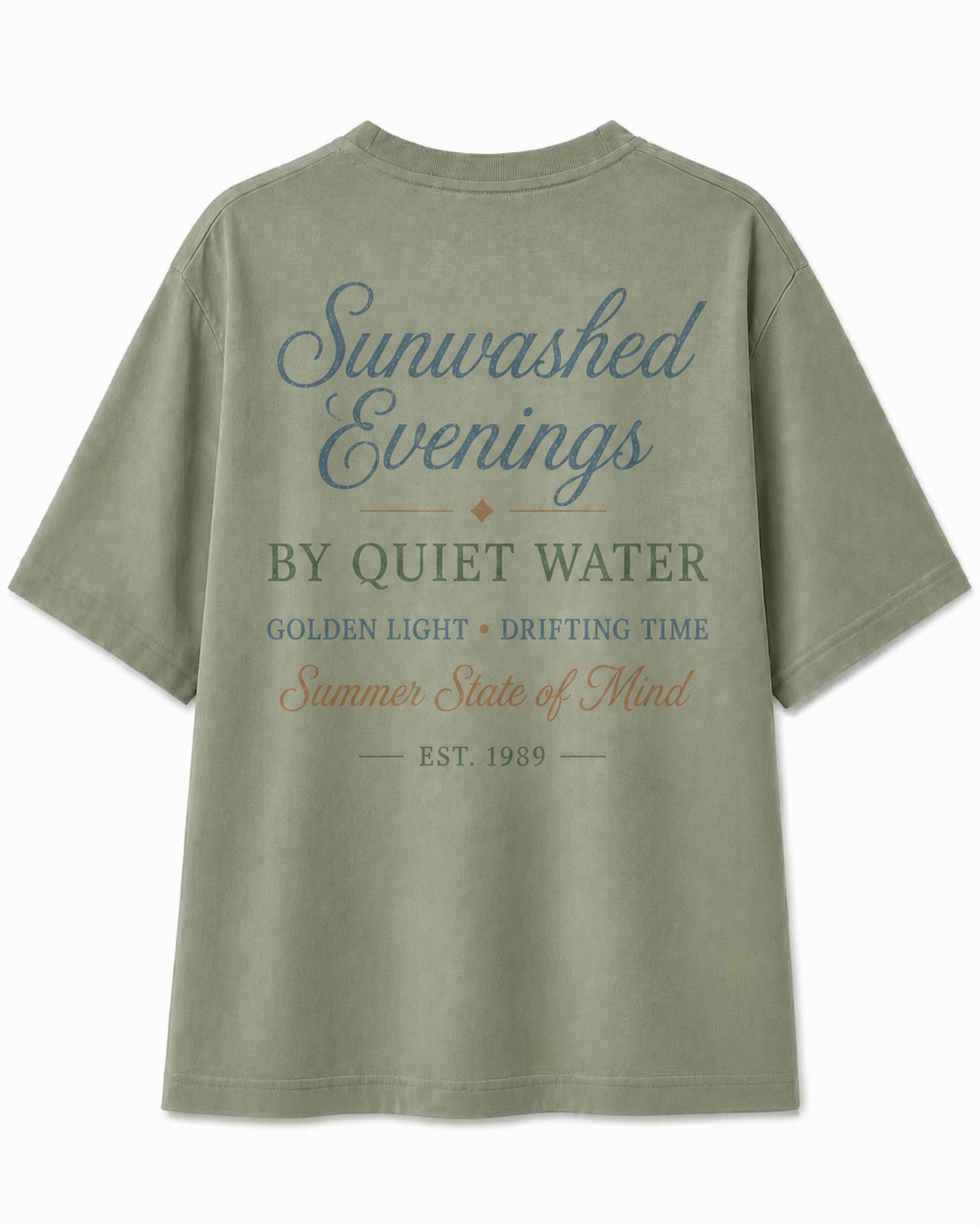 Sunwashed Evenings V-Neck Tee