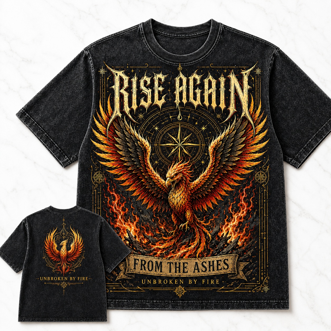 Rise Again Phoenix Rebirth Tee