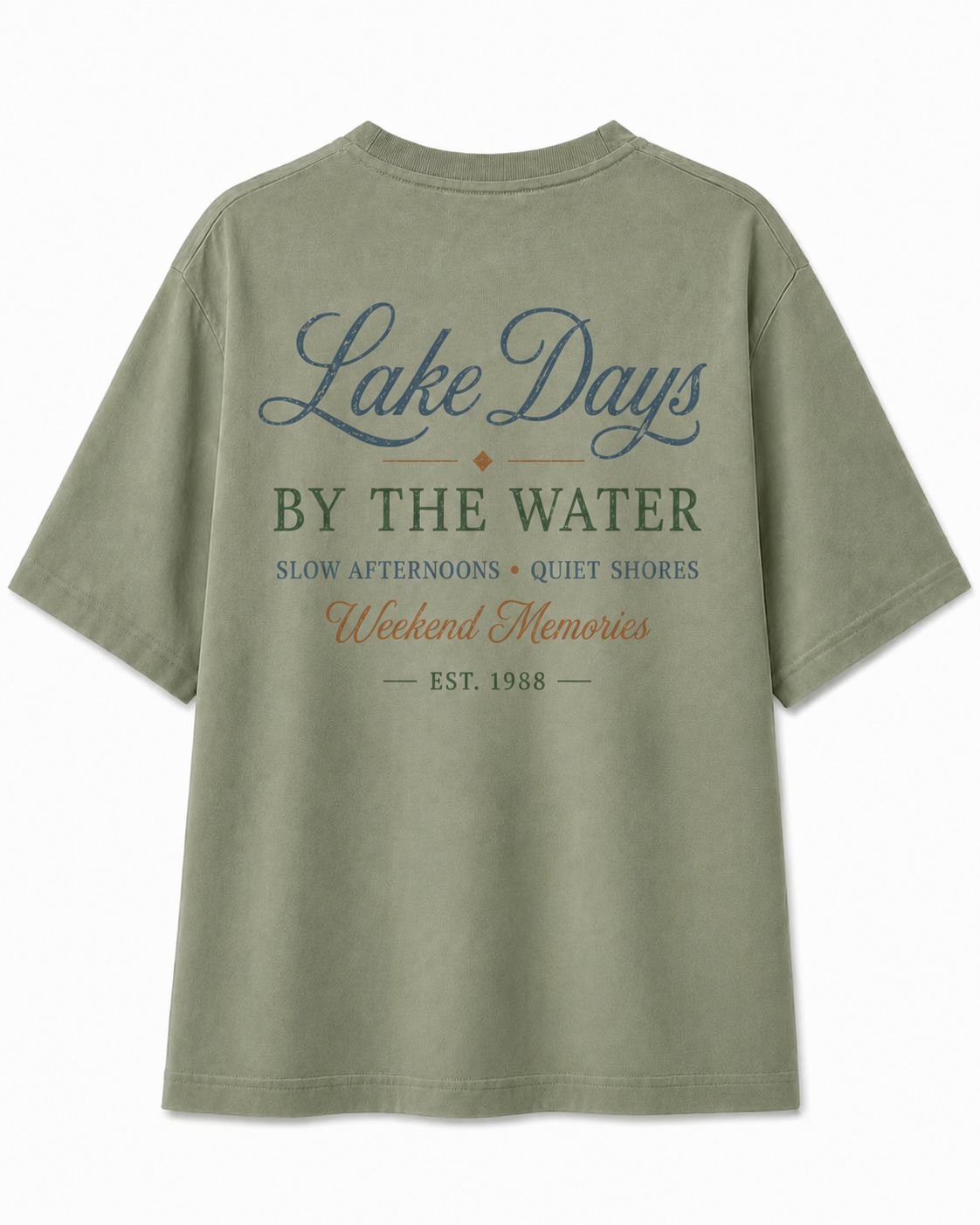 Lake Days By The Water V-Neck Tee