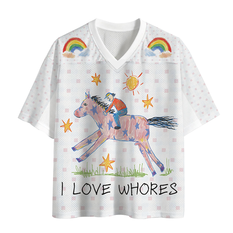 I Love Whores Mesh Jersey