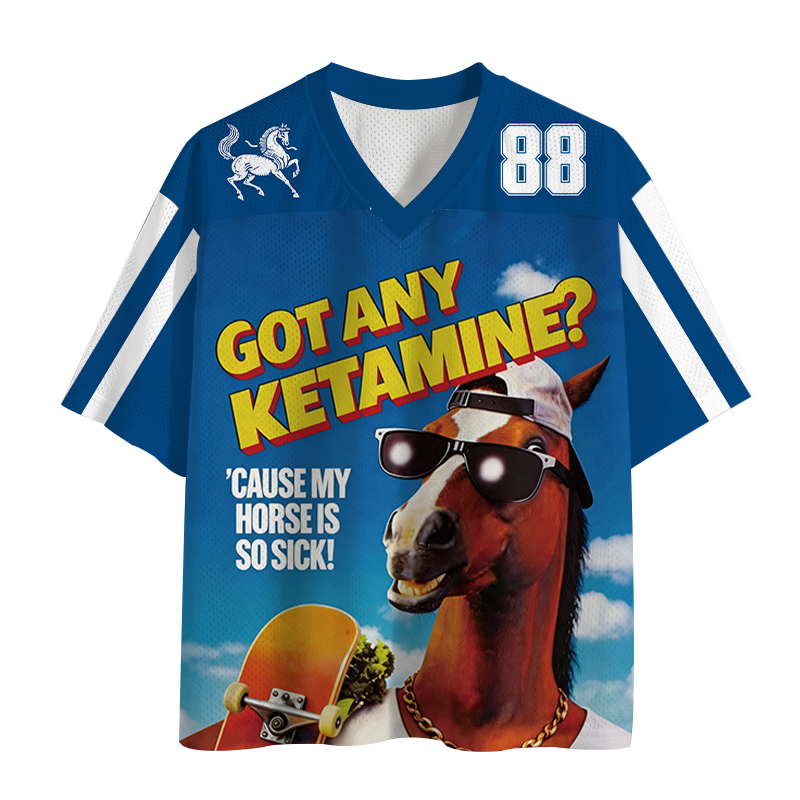 Got Any Ketamine Hilarious Horse Mesh Jersey