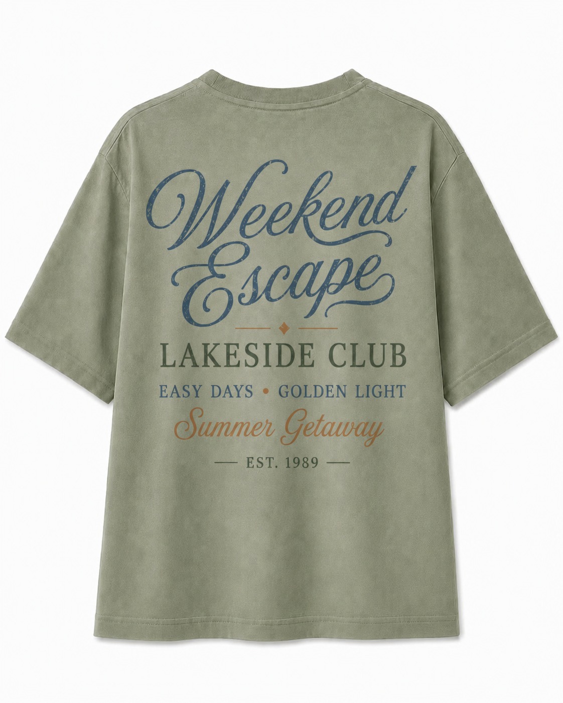 Weekend Escape Lake V-Neck Tee