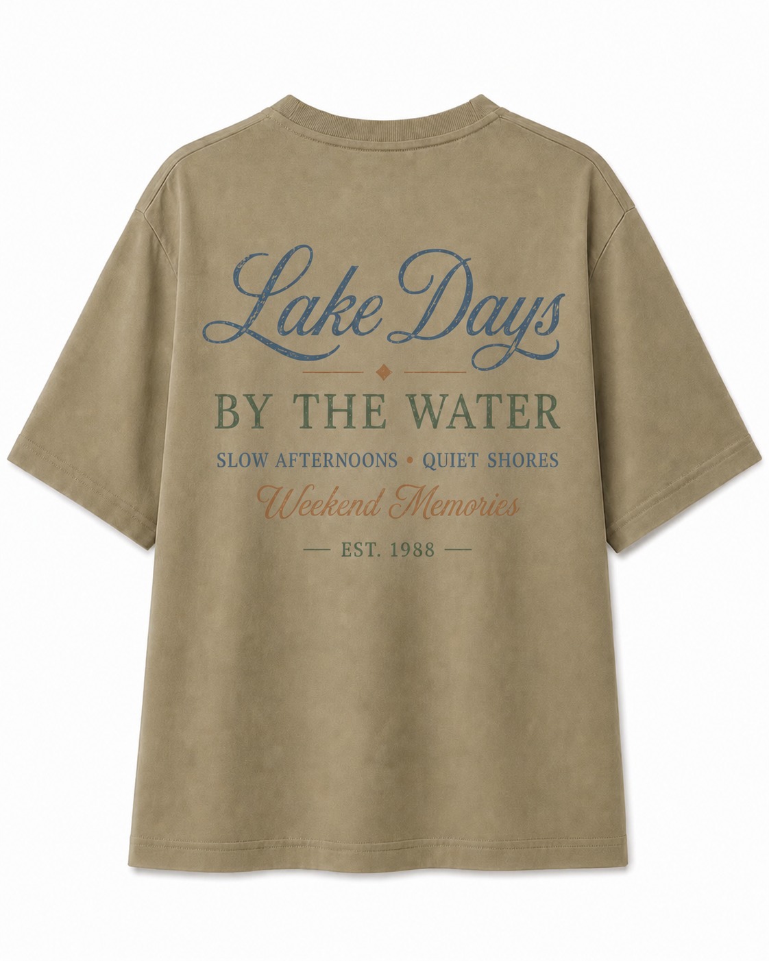 Lake Days By The Water V-Neck Tee