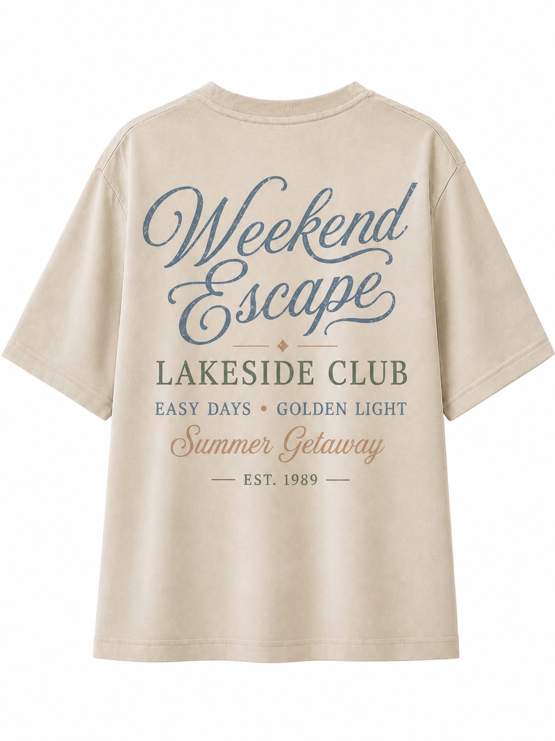 Weekend Escape Lake V-Neck Tee