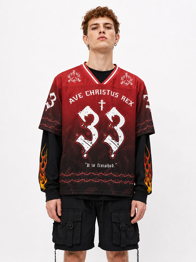 Ornate Relic Graphic Mesh Jersey