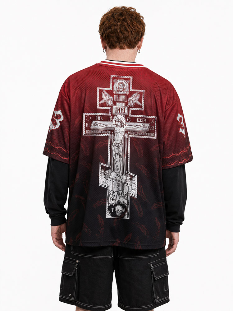 Ornate Relic Graphic Mesh Jersey