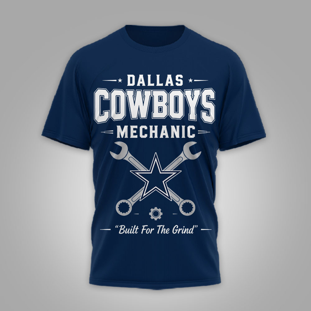Dallas Cowboys | Premium NFL Built For The Grind 3D Shirt NTH1