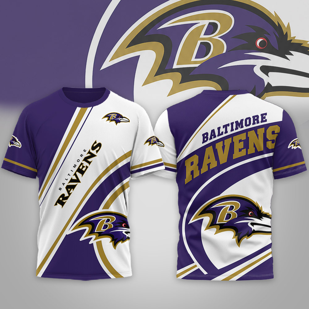 Baltimore Ravens | Premium NFL Team Wave Spirit 3D Shirt NTH1