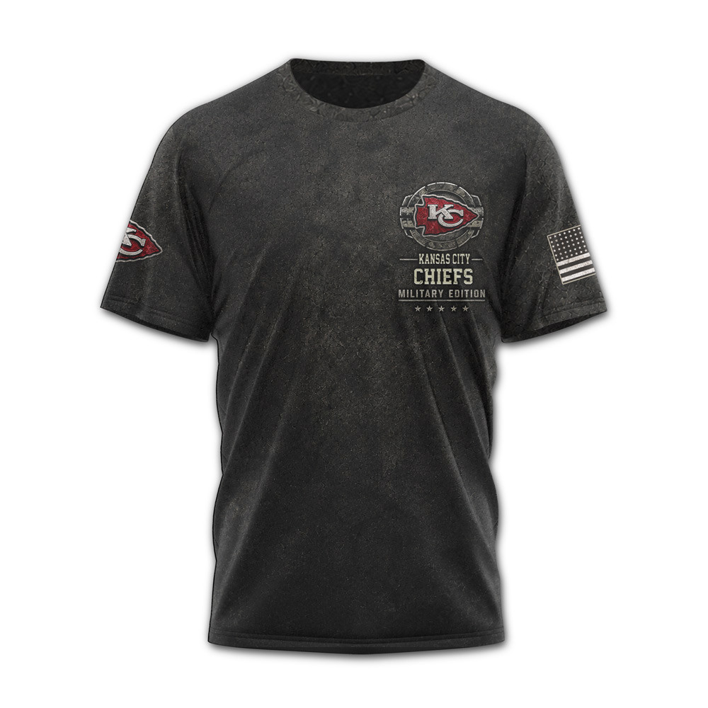 Kansas City Chiefs | Premium NFL Freedom Team Military 3D Shirt NTH1
