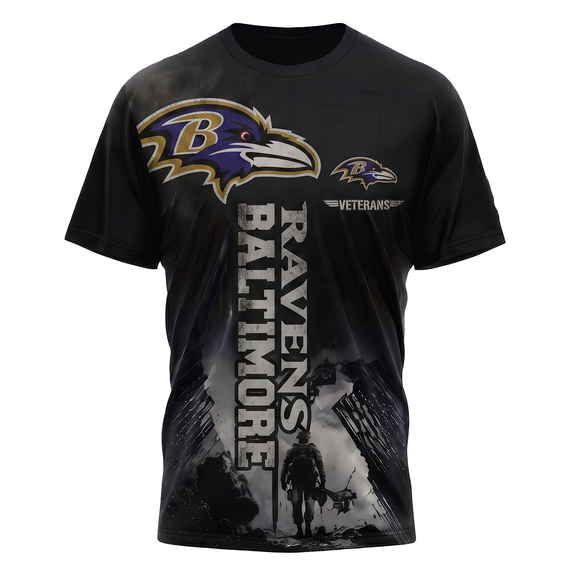 Baltimore Ravens | Premium NFL Veterans Legacy Team 3D Shirt NTH1
