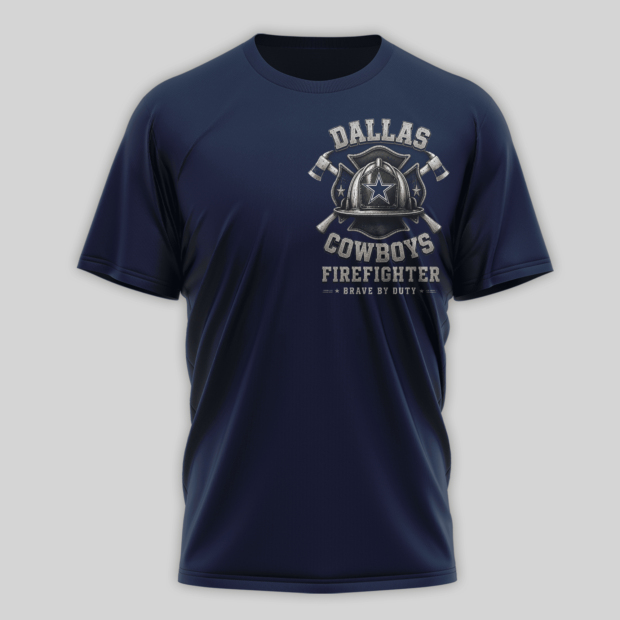 Dallas Cowboys | Premium NFL Firefighter Tribute Team 3D Shirt NTH1