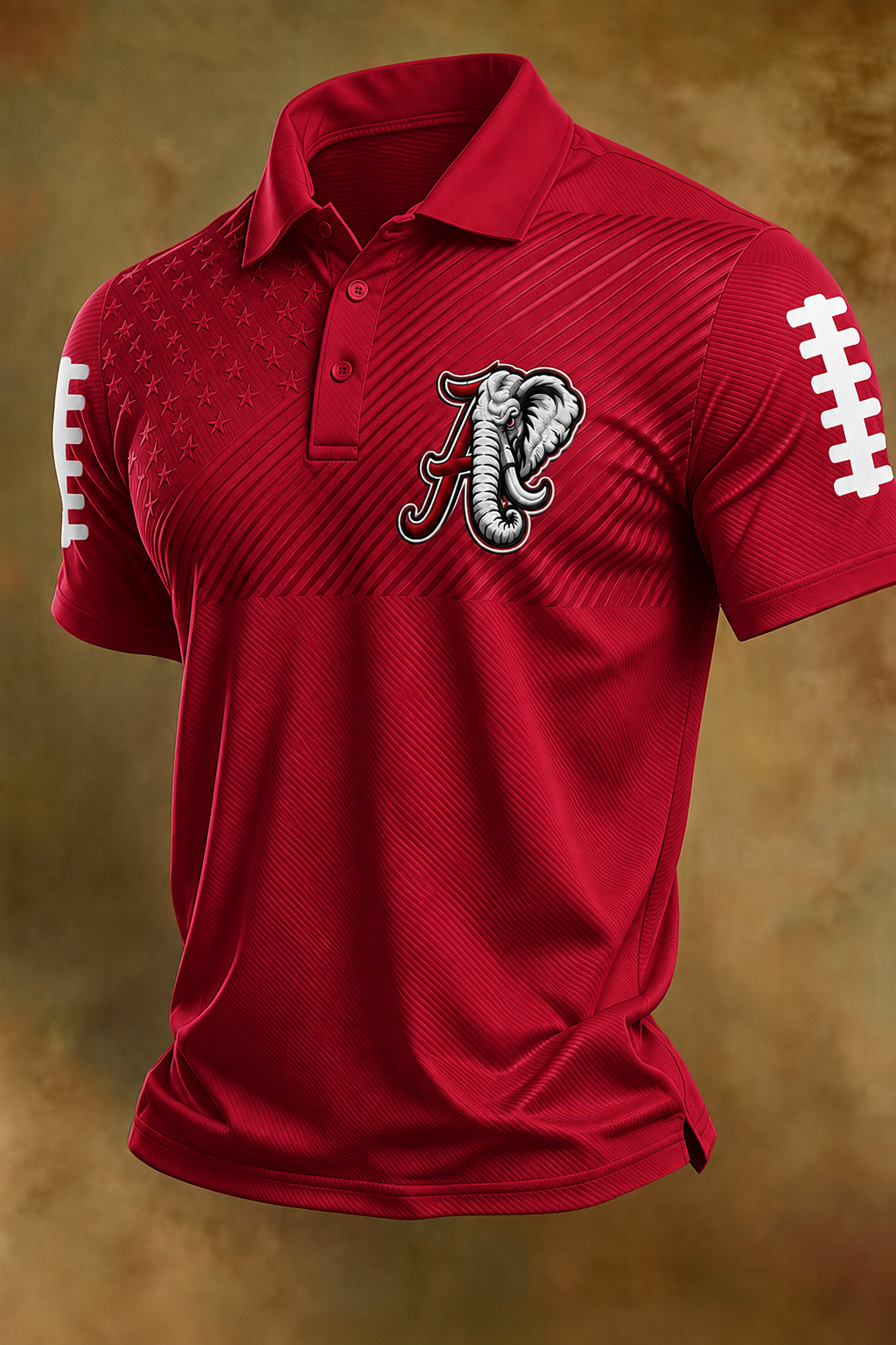 Men'S Retro Rugby Collar Polo T-Shirt