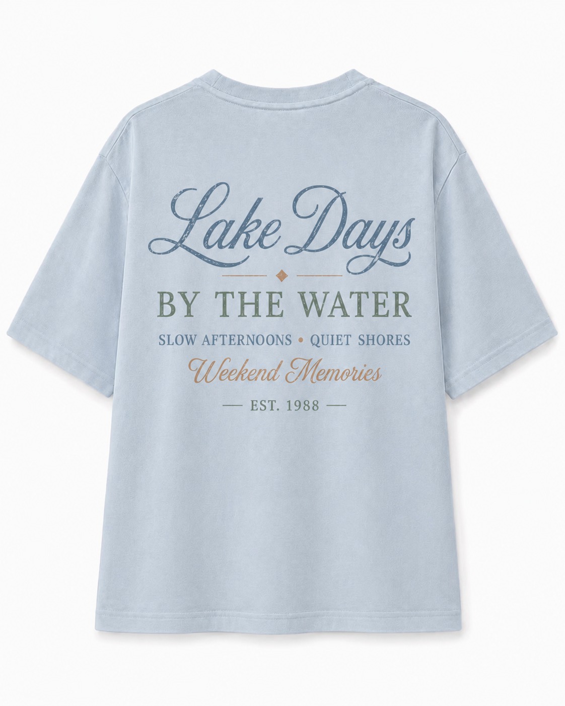 Lake Days By The Water V-Neck Tee