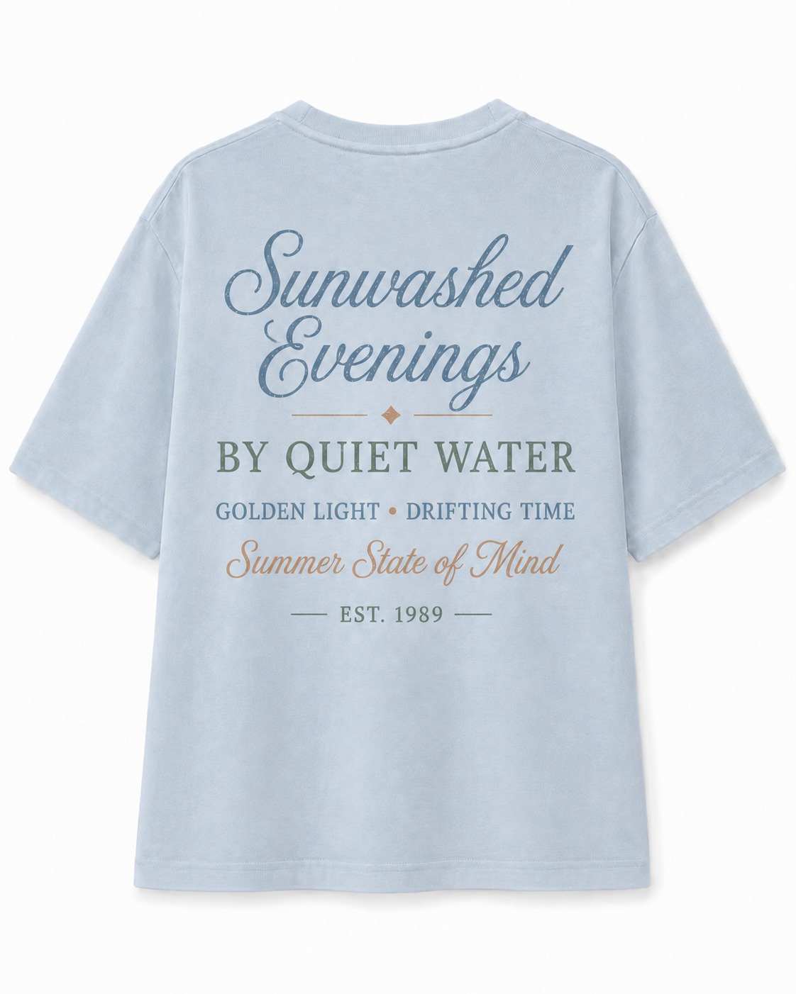 Sunwashed Evenings V-Neck Tee
