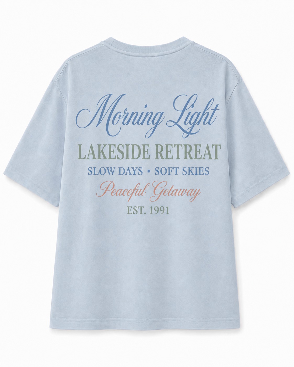 Quiet Water Evenings V-Neck Tee