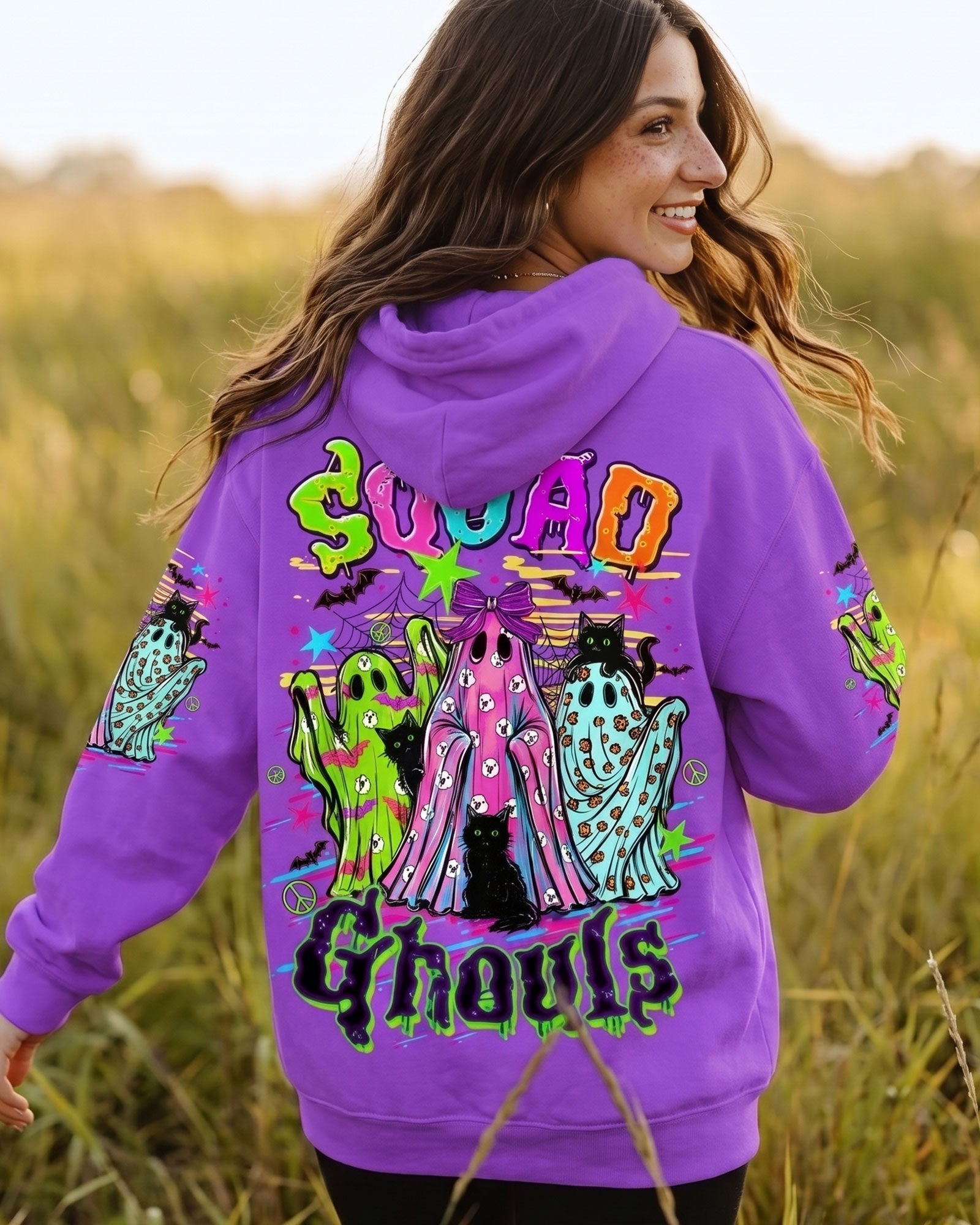 SQUAD GHOULS BOO HALLOWEEN ALL OVER PRINT 