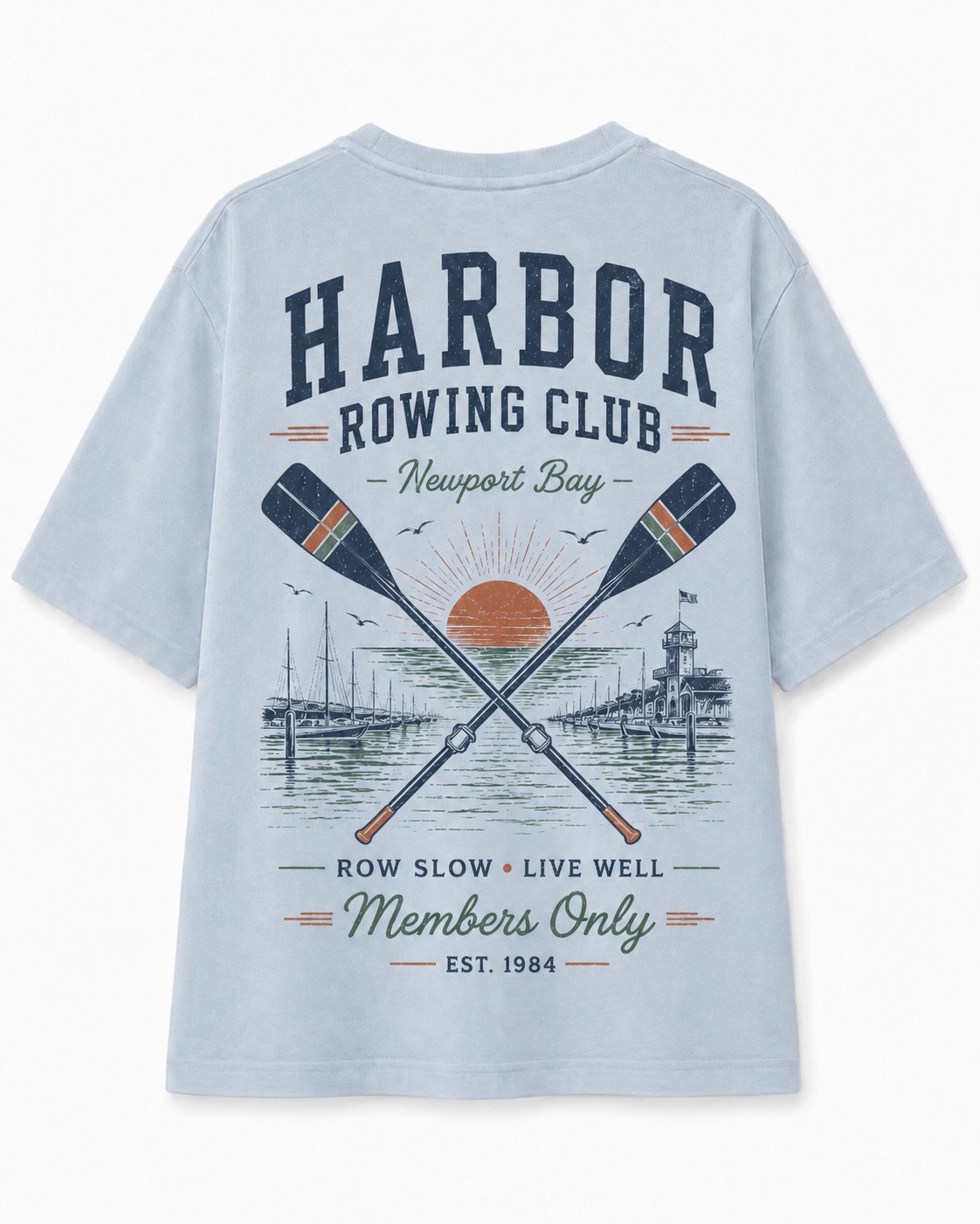 Harbor Rowing Club V-Neck Tee