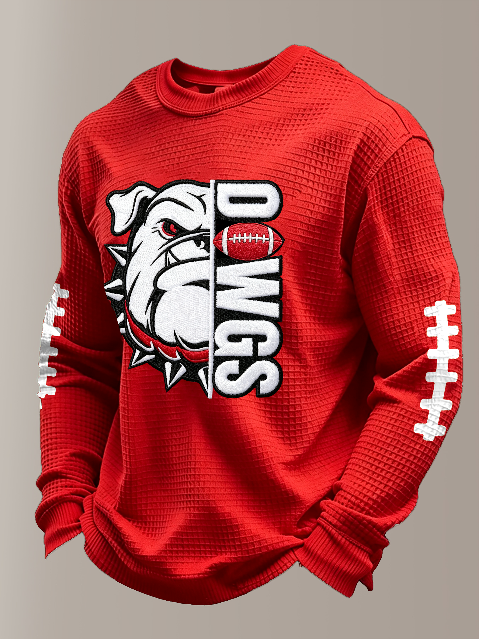 Men'S Rugby Printed Waffle T-Shirt