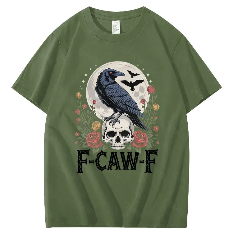 F-Caw-F Crow 100% Cotton T-Shirt