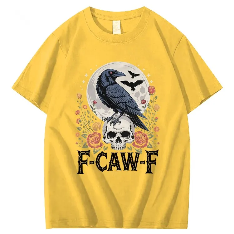 F-Caw-F Crow 100% Cotton T-Shirt