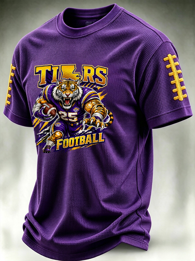 Men's Football Fan Waffle T-Shirt