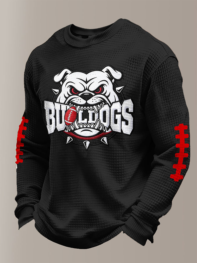 Men'S Rugby Printed Waffle T-Shirt