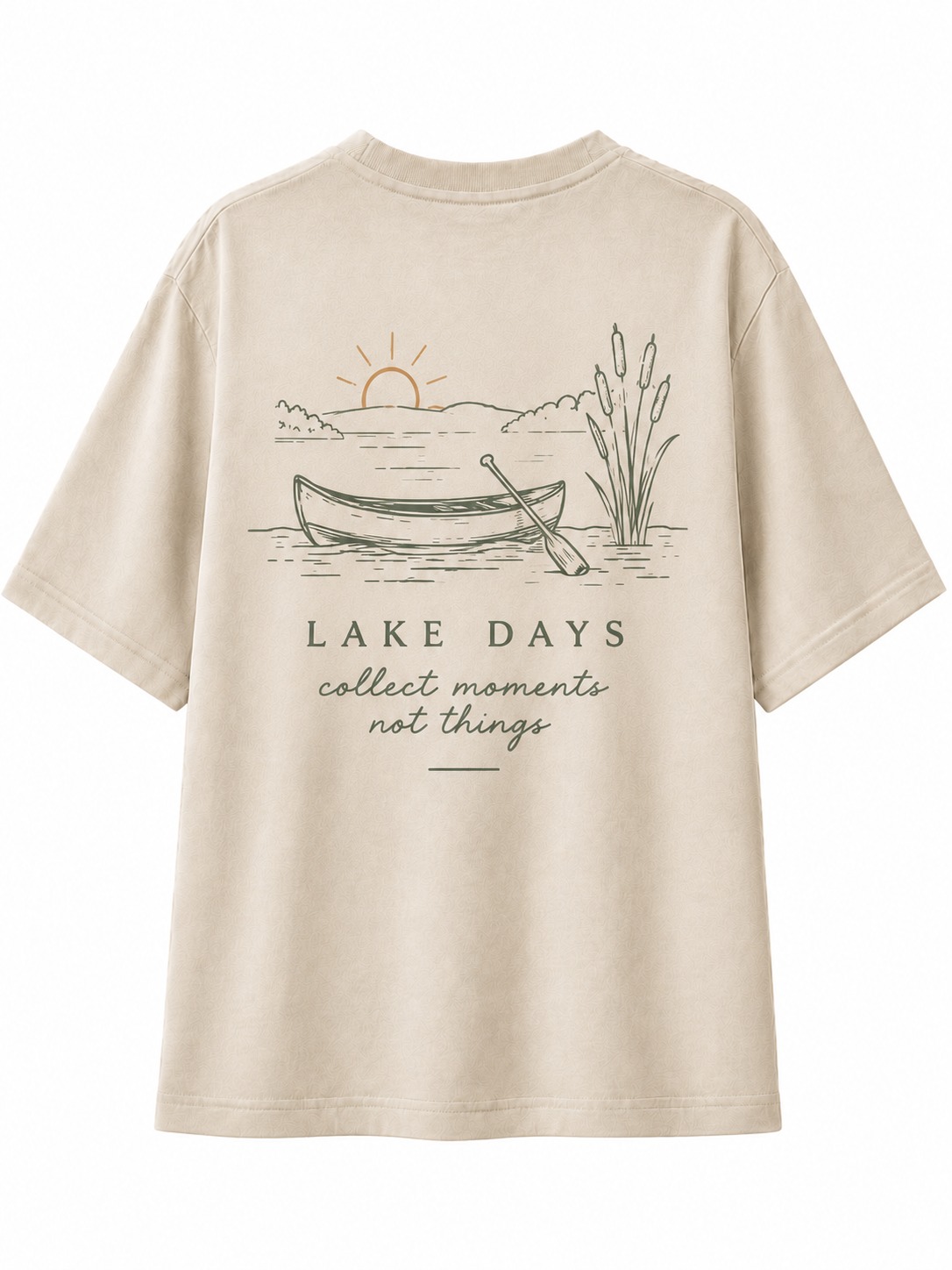 Lake Days Canoe Graphic Tee