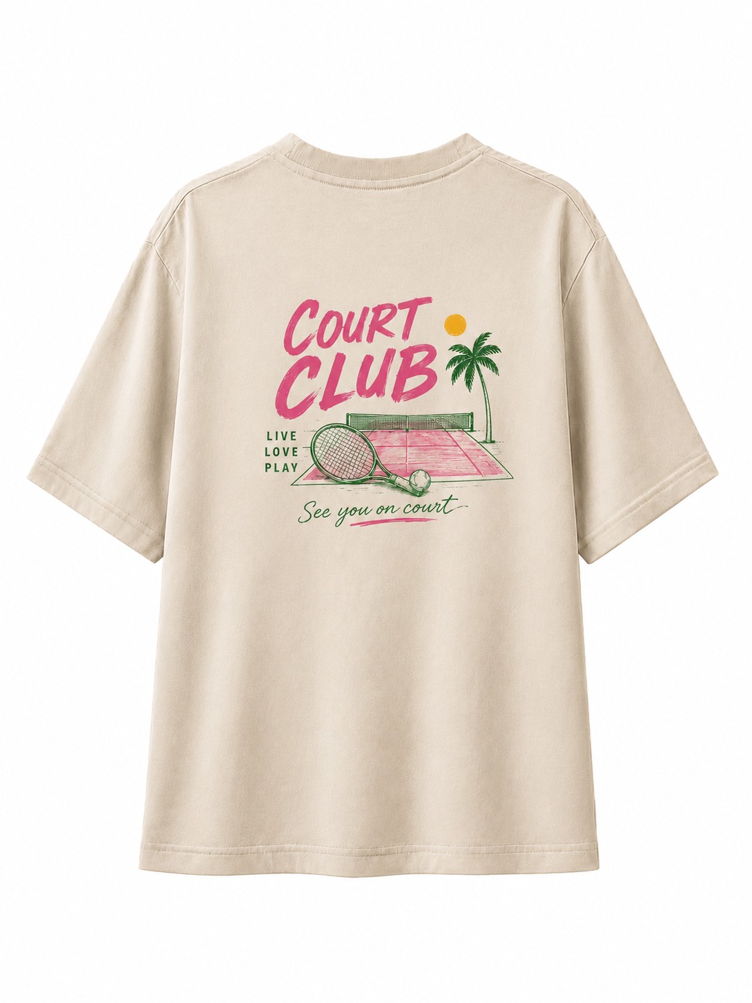 Court Club Sporty V-Neck Tee