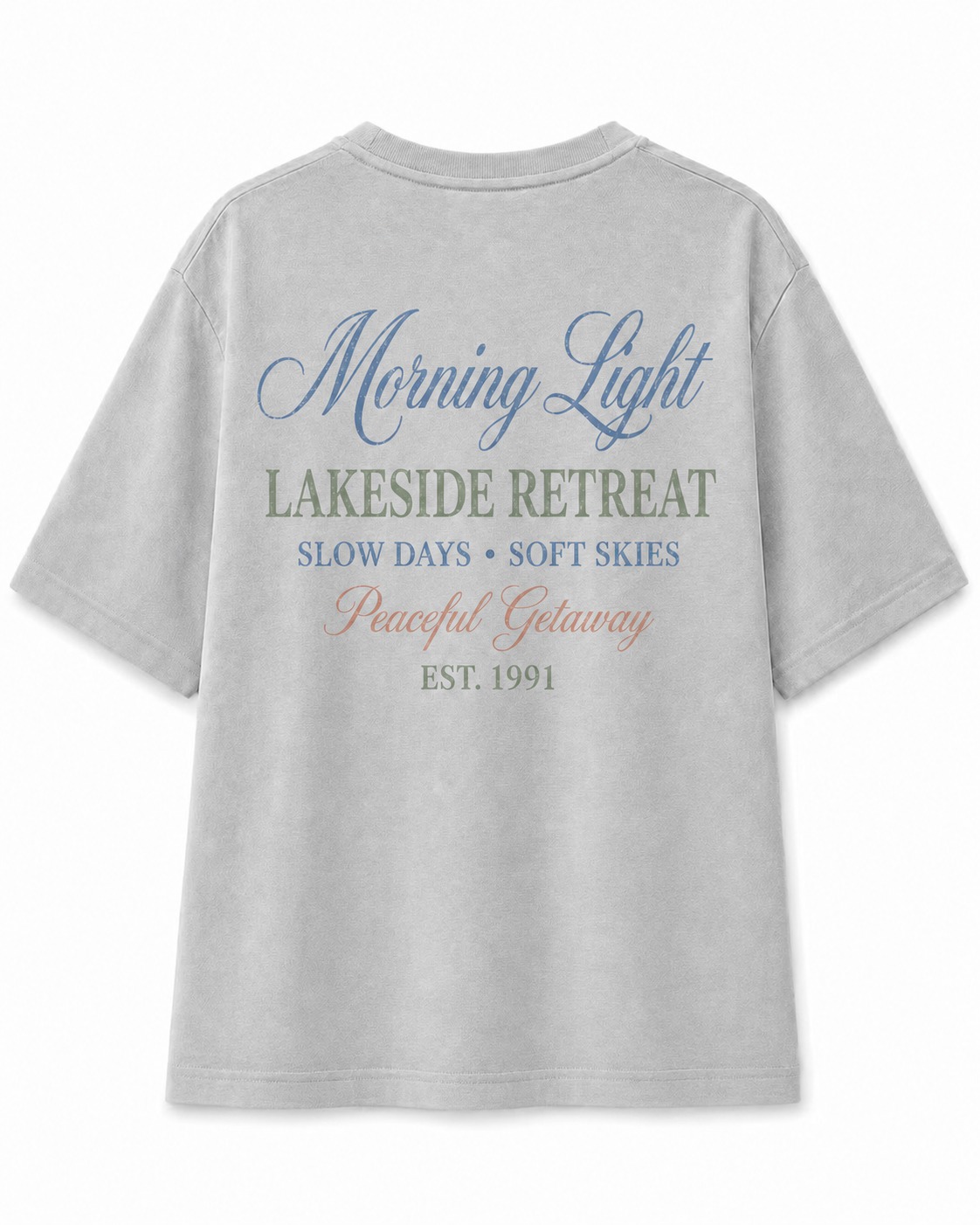 Quiet Water Evenings V-Neck Tee