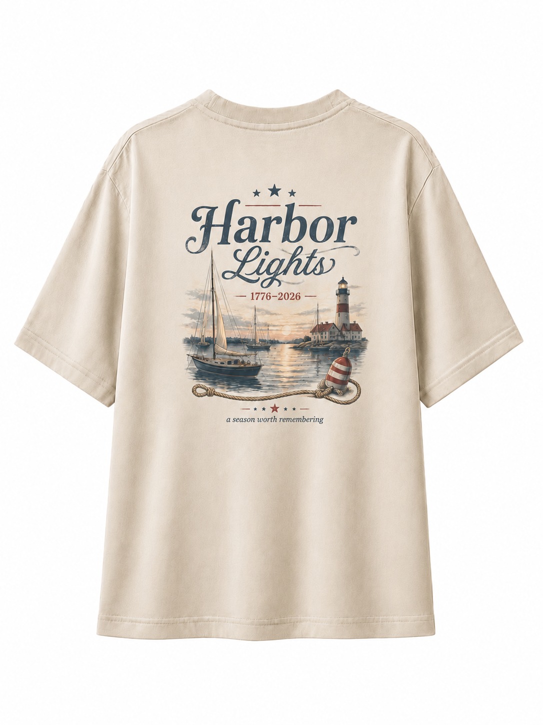 Harbor Lights Lighthouse Graphic Tee