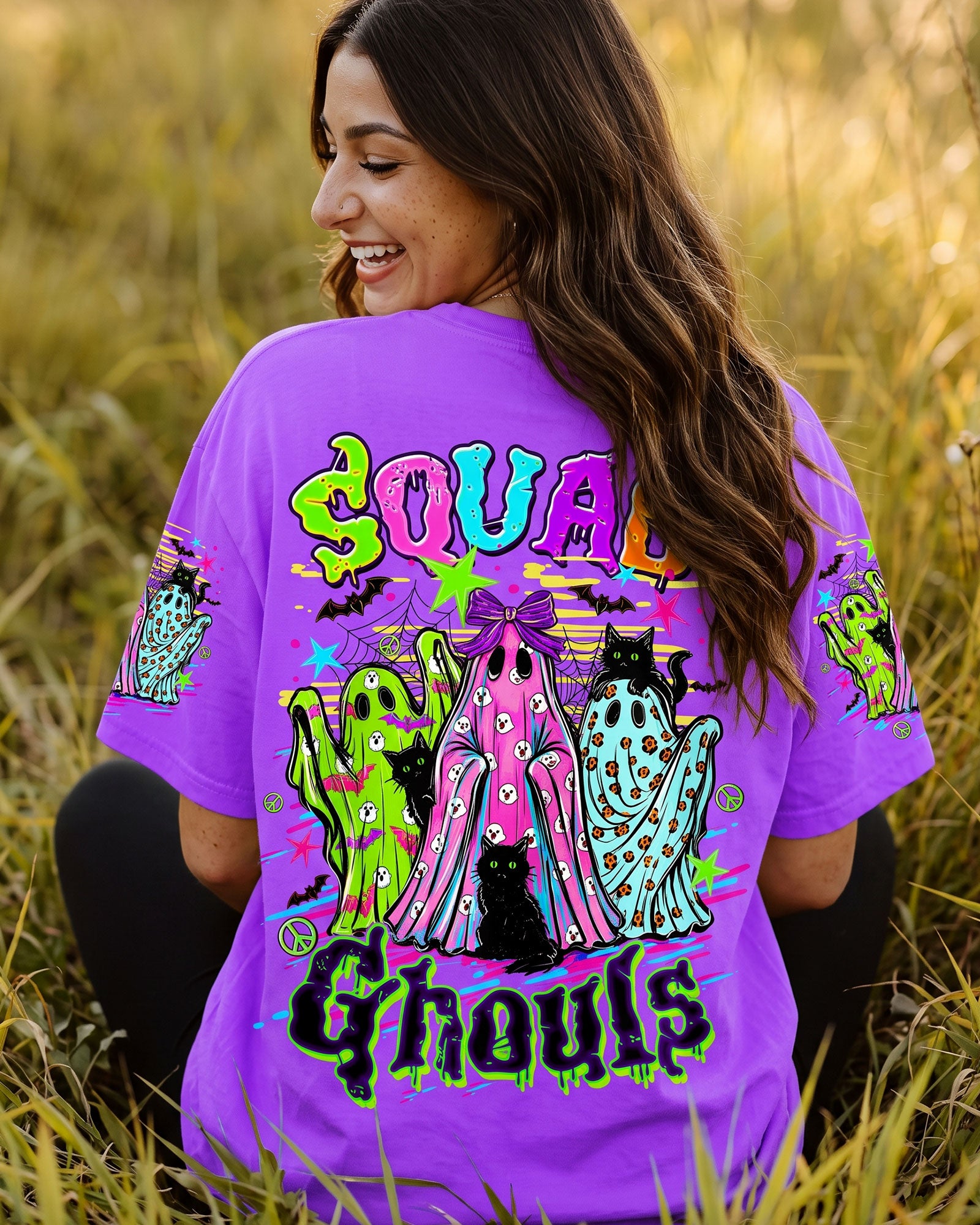 SQUAD GHOULS BOO HALLOWEEN ALL OVER PRINT 
