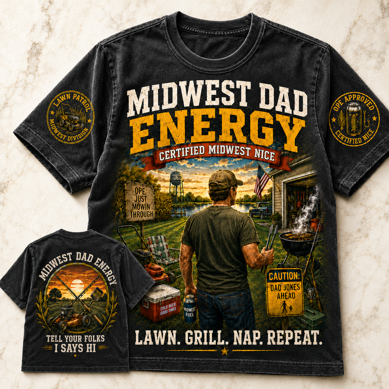 Midwest Dad Energy Tee