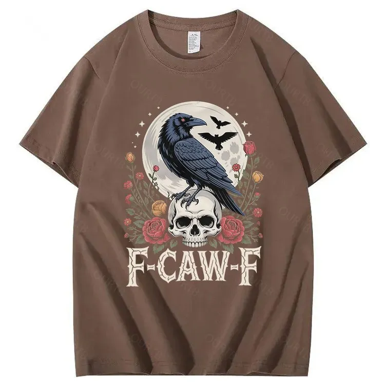 F-Caw-F Crow 100% Cotton T-Shirt