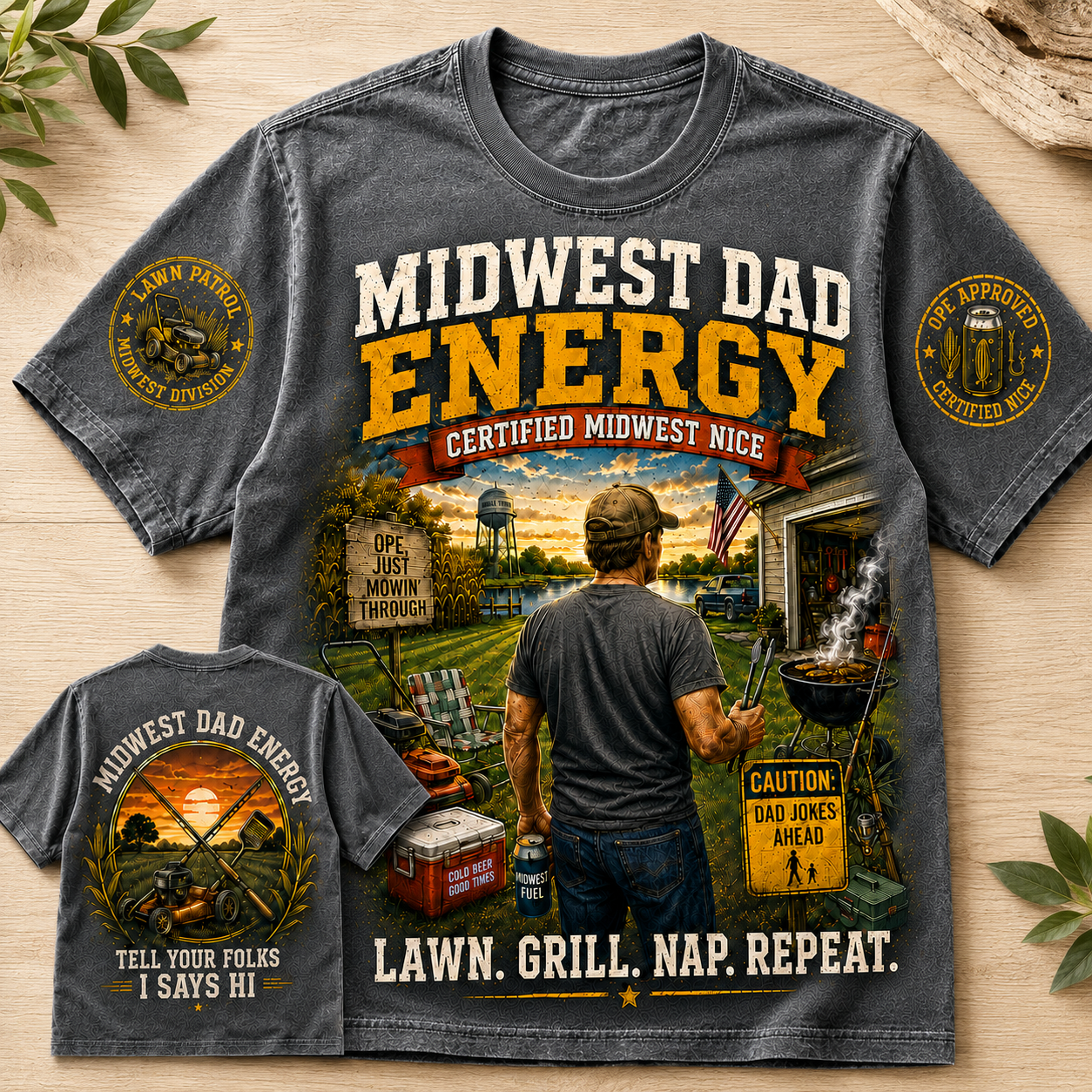 Midwest Dad Energy Tee