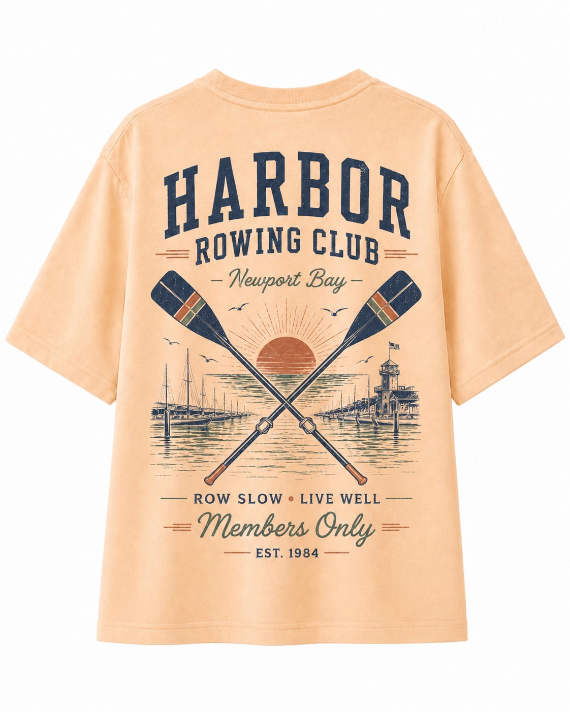 Harbor Rowing Club V-Neck Tee