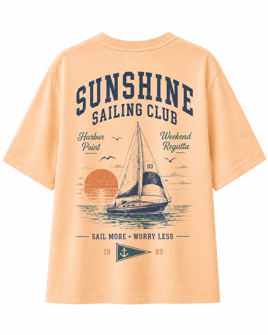 Sunshine Sailing Club V-Neck Tee