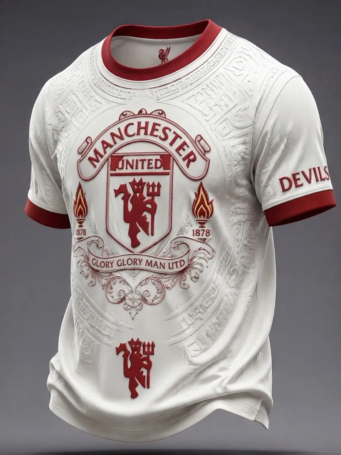 Men's Casual Football   Short-Sleeve T-Shirt