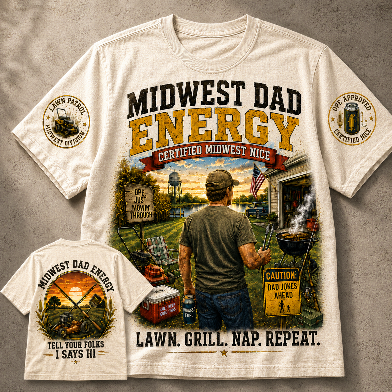 Midwest Dad Energy Tee
