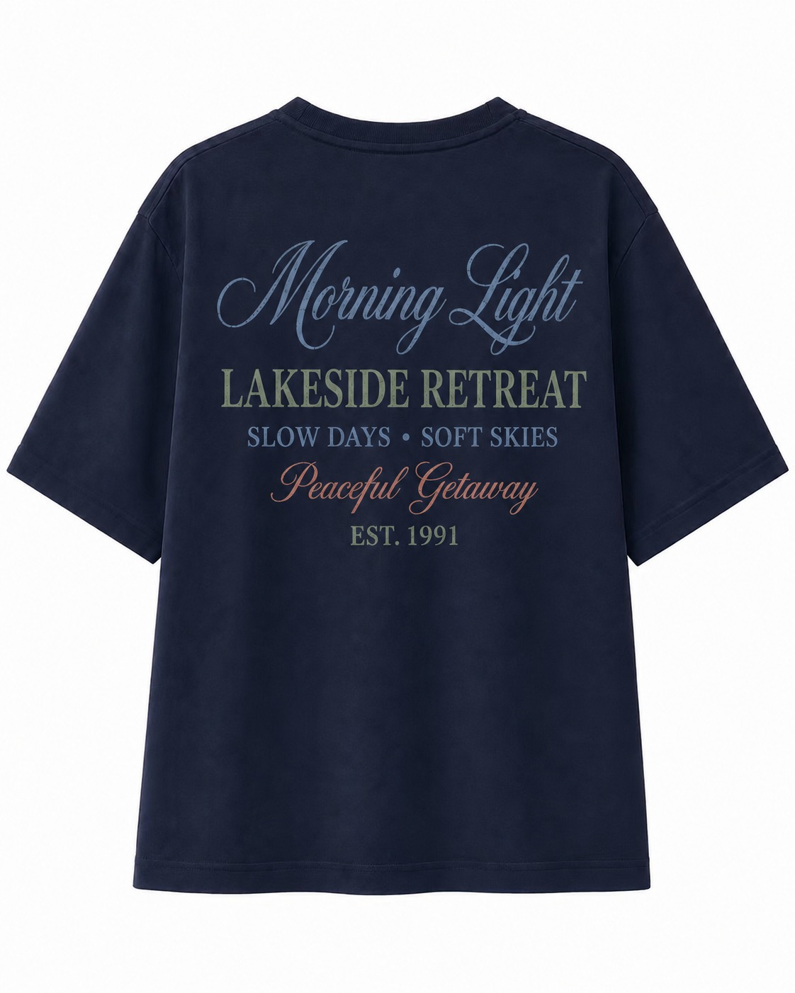 Quiet Water Evenings V-Neck Tee