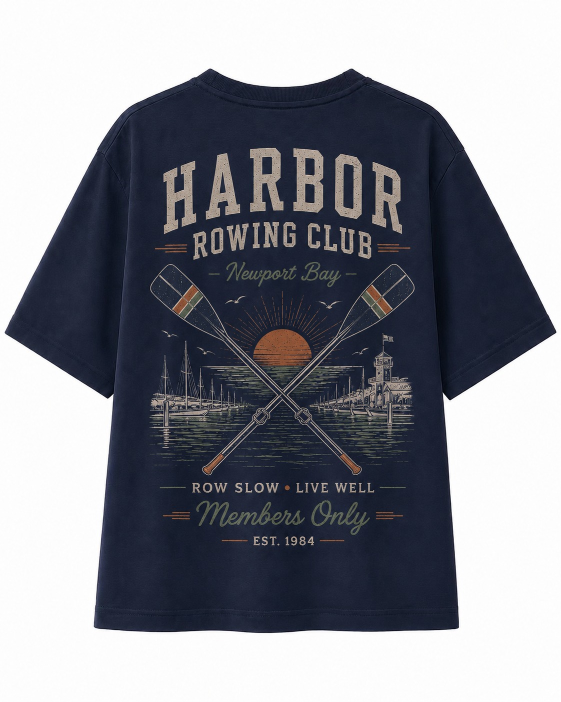 Harbor Rowing Club V-Neck Tee
