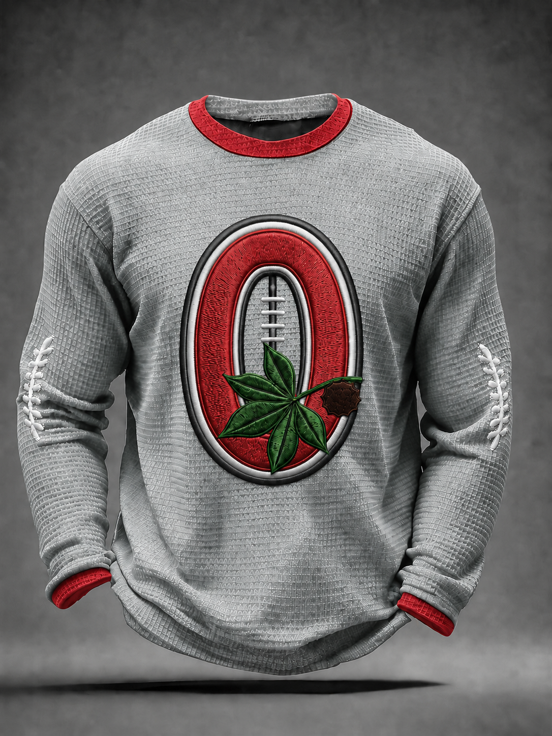 Men's American football long sleeved T-shirt
