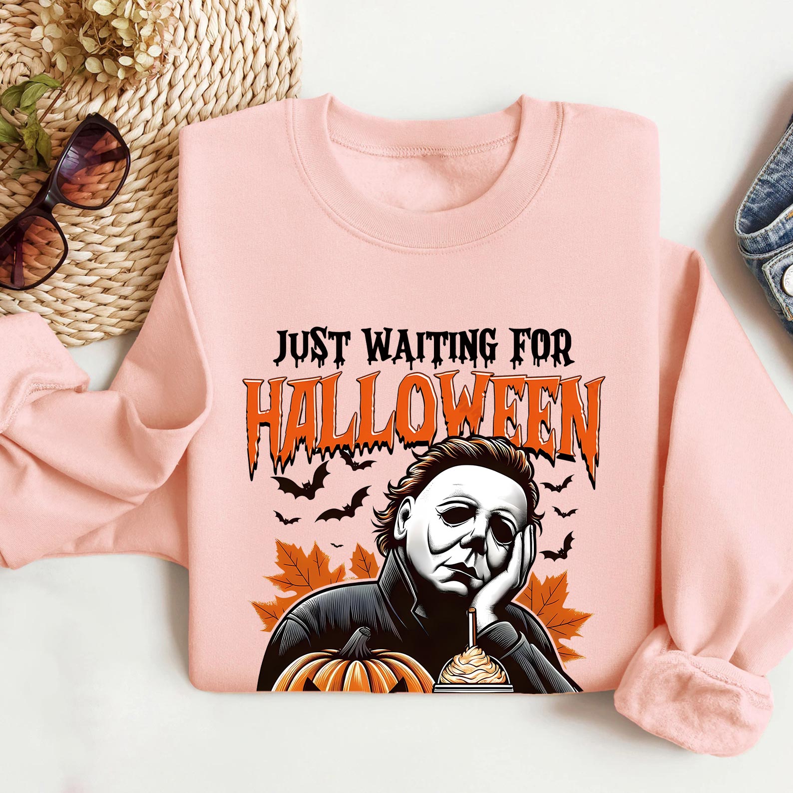 'JUST WAITING FOR HALLOWEEN'  Tee/Sweatshirt/Hoodie