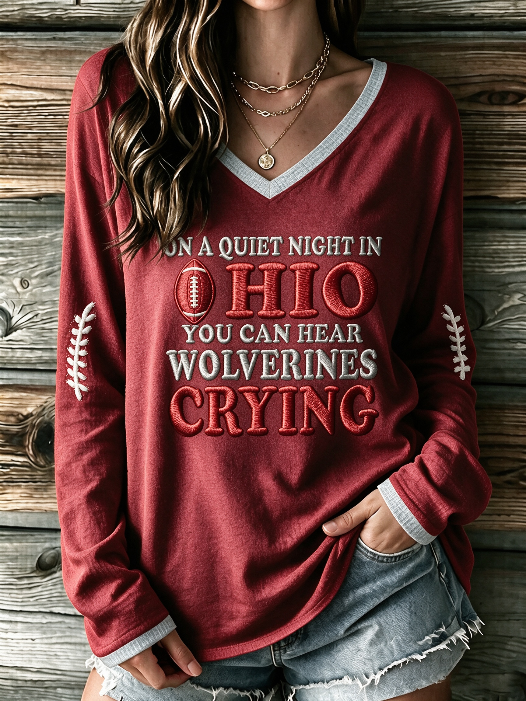 Women's American football Long Sleeve T-shirt
