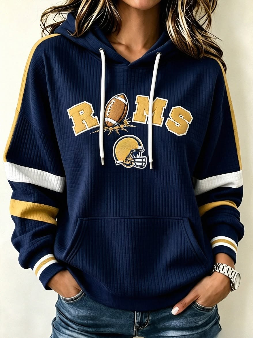 Women's Football Long-Sleeve Hoodies