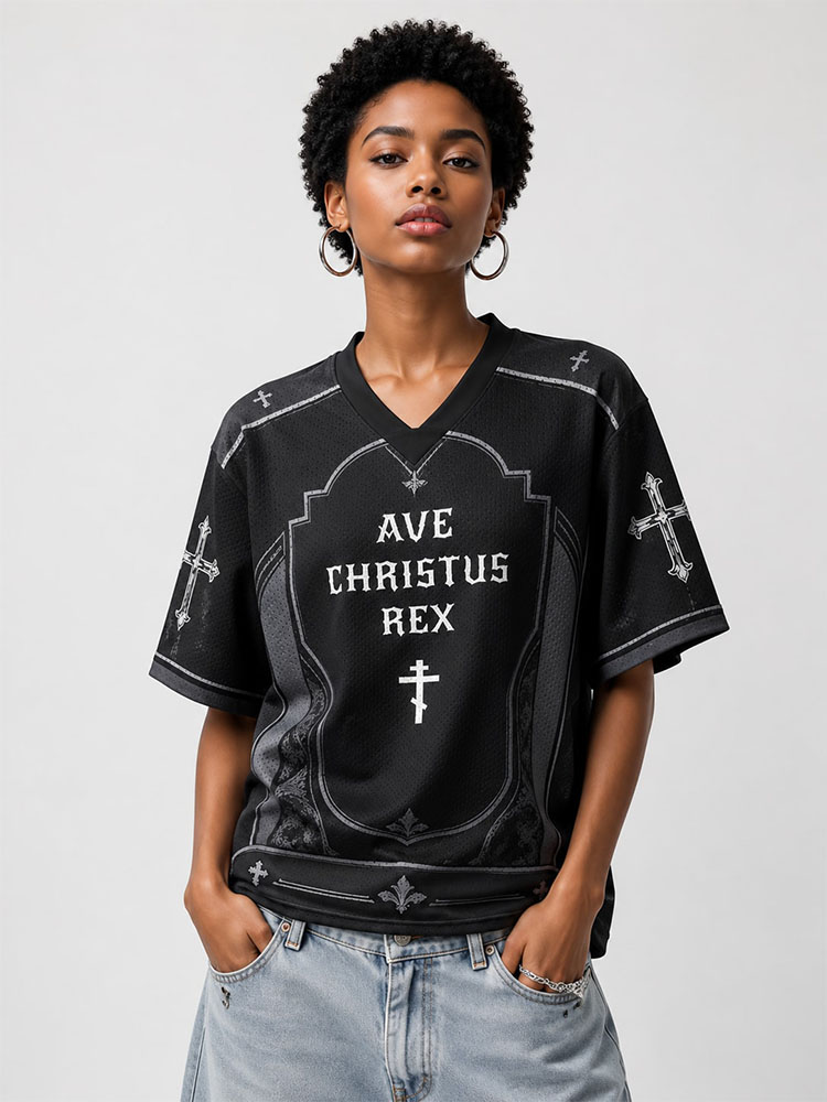 Ornate Relic Graphic Mesh Jersey