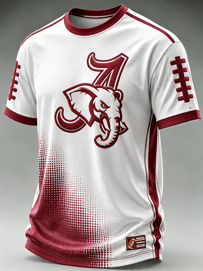 Men's Football Printed Short-Sleeve T-Shirt