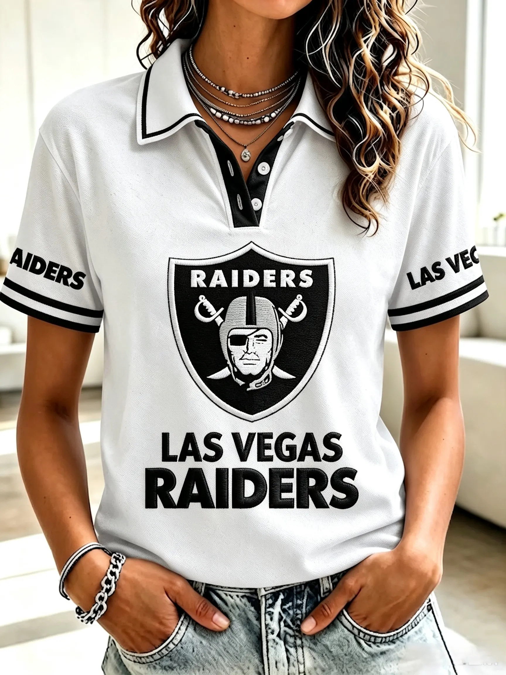 Women's Football Fans Polo Shirt