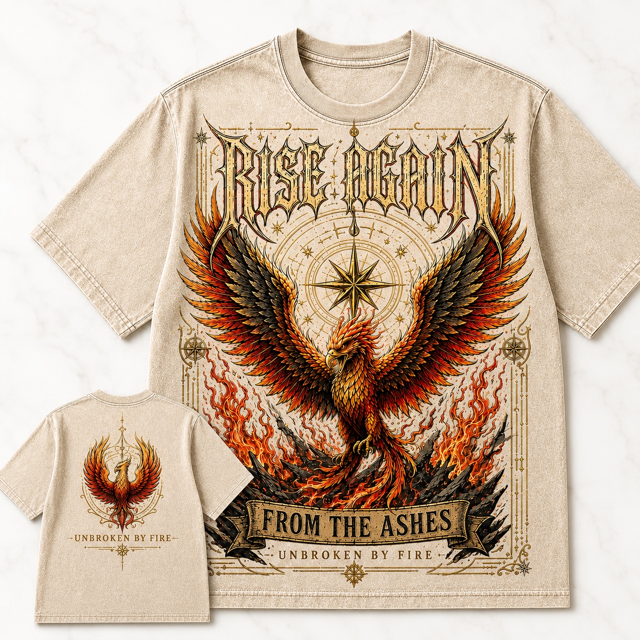 Rise Again Phoenix Rebirth Tee