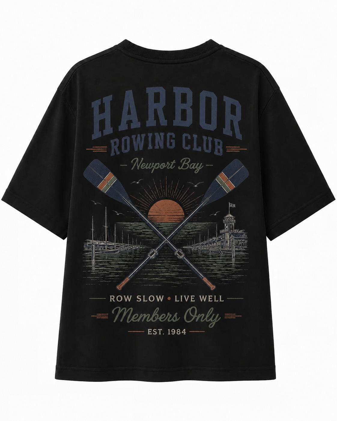 Harbor Rowing Club V-Neck Tee